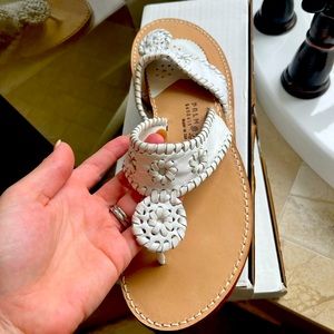 Three pairs of palm beach sandals!